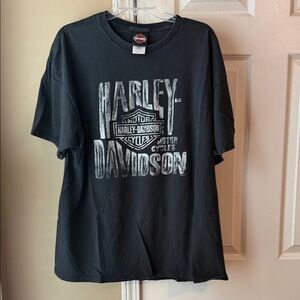 Harley-Davidson Mens Black Graphic Tee